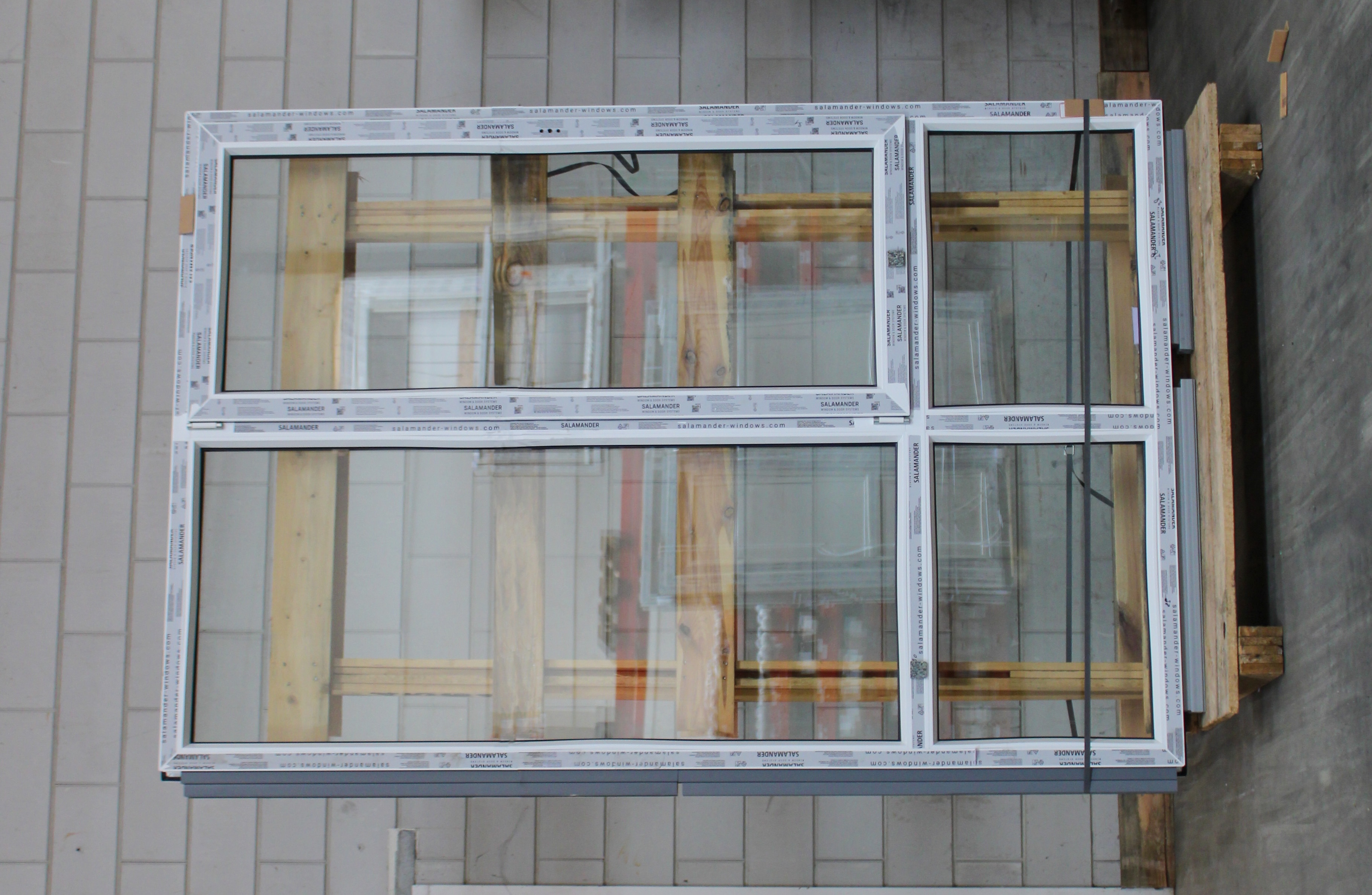 Vast (met bovenlicht kiep) - vast kozijn 2500 x 1700